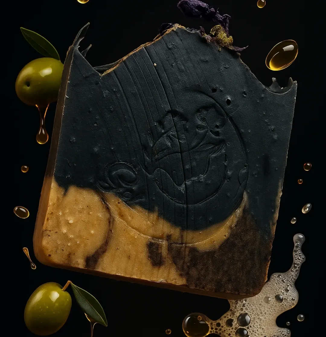 صابون زغال فعال و چای سبز گلسان